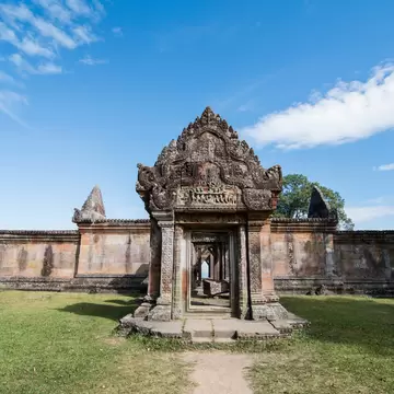 the Khmer Temples of Prsat Preah Vihear north of the town Sra Em in the province of Preah Vihear in Northwest Cambodia. Cambodia, Sra Em, November, 2017,