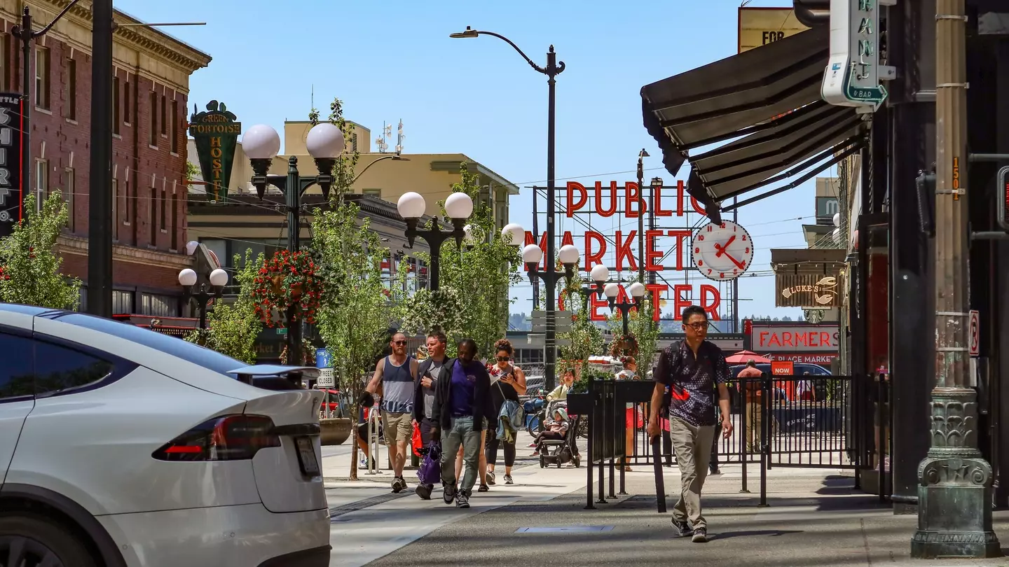 Pike Place Market entrance. Artchemy Labs/Shutterstock