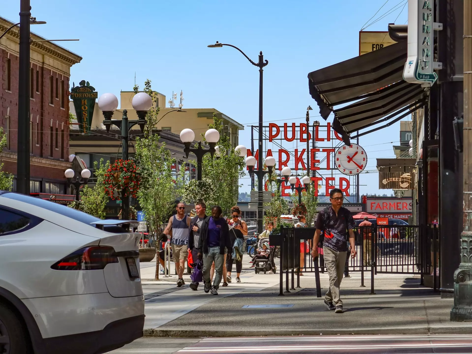 Pike Place Market entrance. Artchemy Labs/Shutterstock