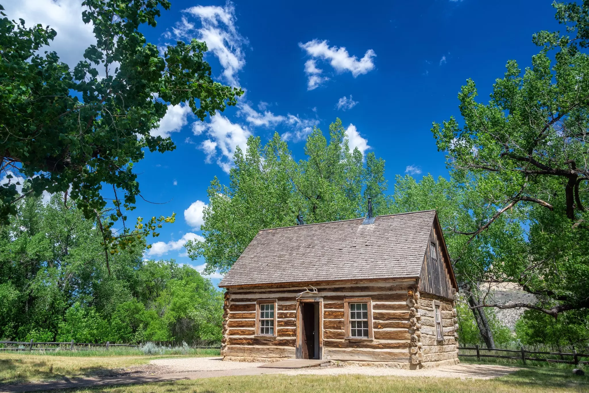 Cabin of Theodore Roosevelt in Theodore Roosevelt National Park