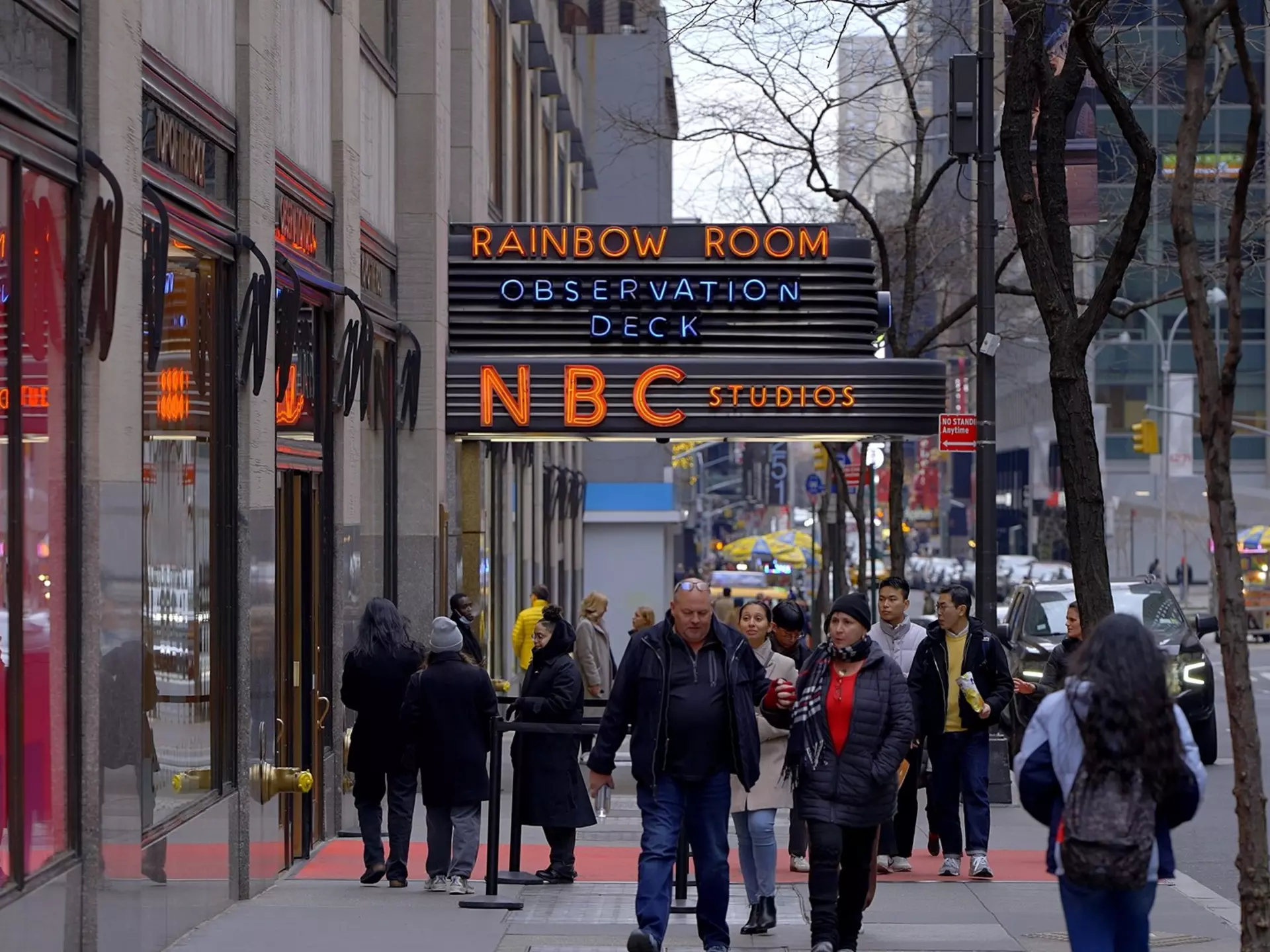 The entrance to NBC Studios in New York City. 4kclips/Shutterstock