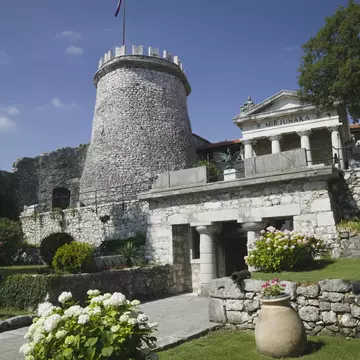 Trsat Castle, fort interior courtyard, Rijeka, Kvarner Region, Croatia