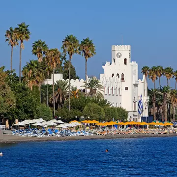 The Palace of Justice in Kos Town, the capital of the Greek Island of Kos. Franz Marc Frei/Getty Images