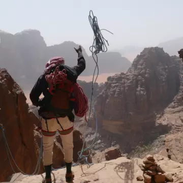 Along the Wadi Rum Trail, your Bedouin guide will help you discover routes – including rock-climbing sections – that have been in use for millennia © courtesy Wadi Rum Trail