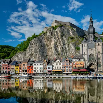 Dinant is one of Belgium's prettiest small cities. Dmitry Rukhlenko/Shutterstock