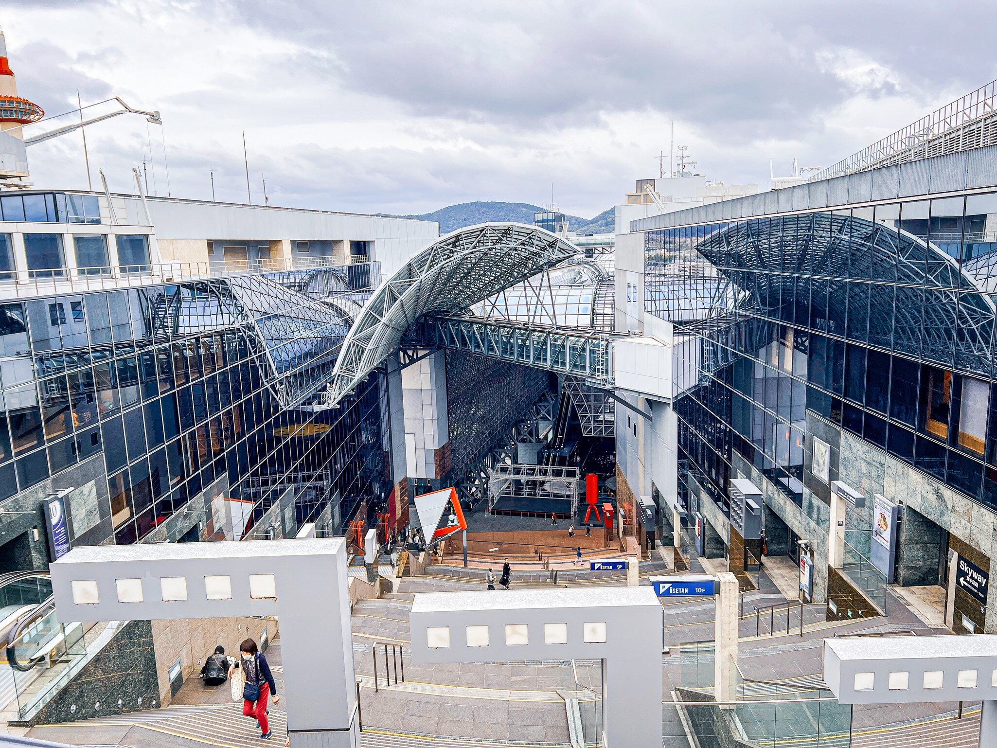 Kyoto, Japan, April, 8, 2024: Kyoto station during the day from top of the stairs , License Type: media, Download Time: 2026-02-05T16:27:08.000Z, User: nic.dhoedt_lonelyplanet, Editorial: true, purchase_order: 56530 - Guidebooks, job: Global Publishing WIP, client: Lonely Planet Japan 19, other: Nicolas D'Hoedt