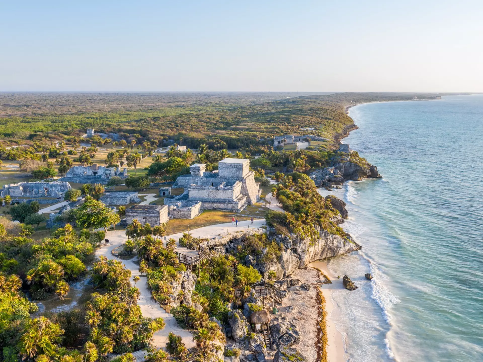 El Castillo and Tulum Ruins archaeological zone, Mexico. swissmediavision/Getty Images