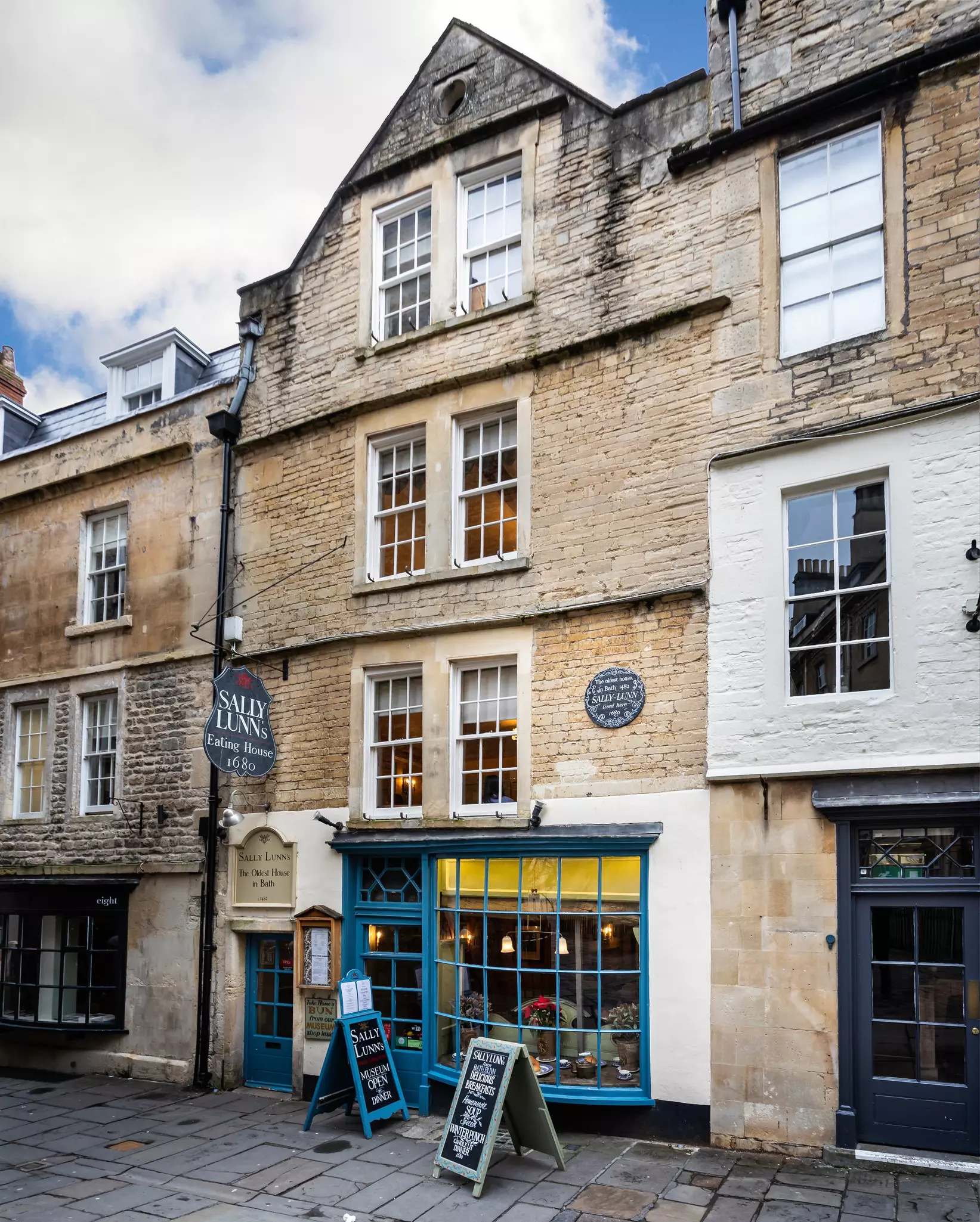 Sally Lunn's Eating House, the oldest house in Bath.
