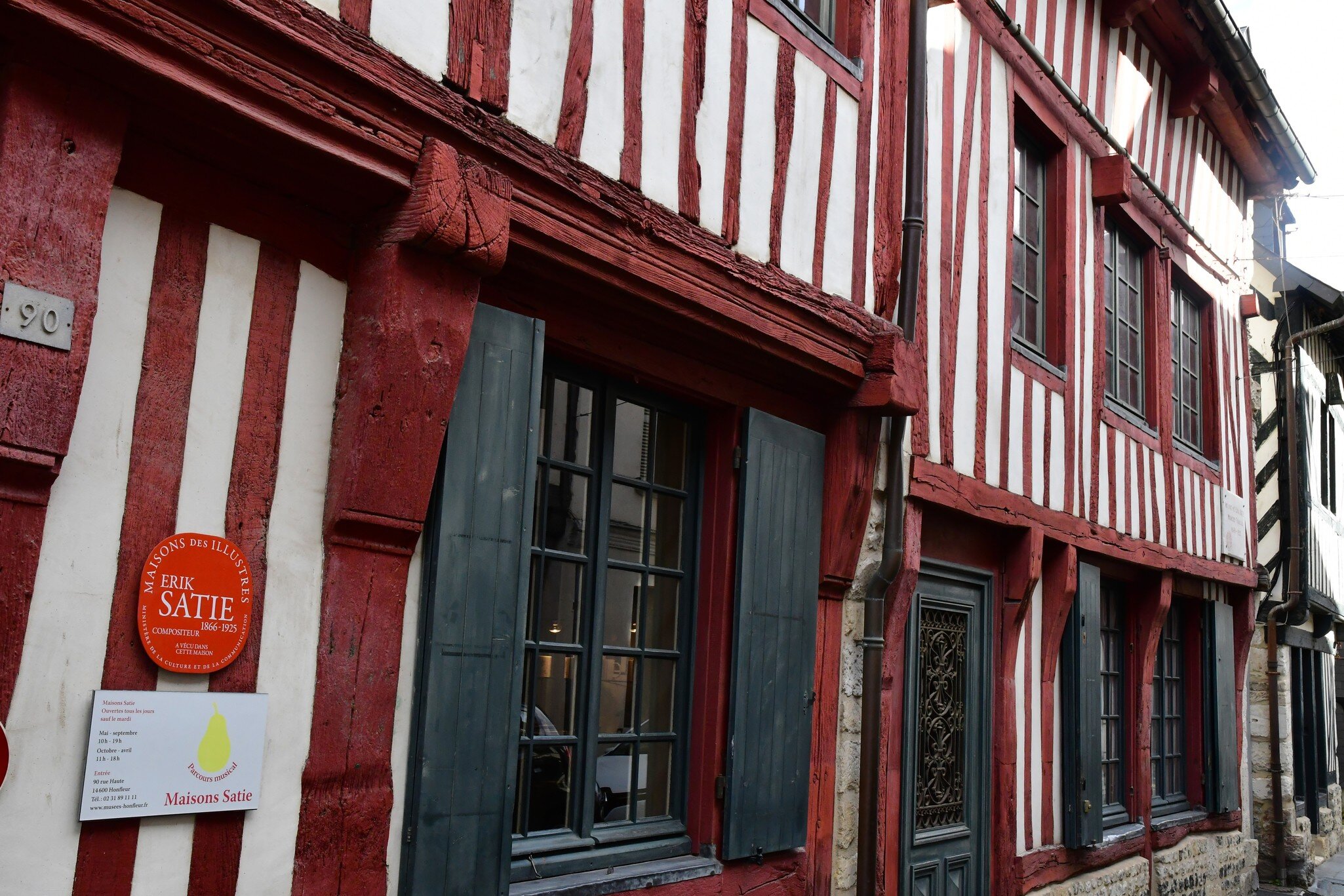 Honfleur; France - august 18 2020 : the Erik Satie house; Shutterstock ID 1914617533;