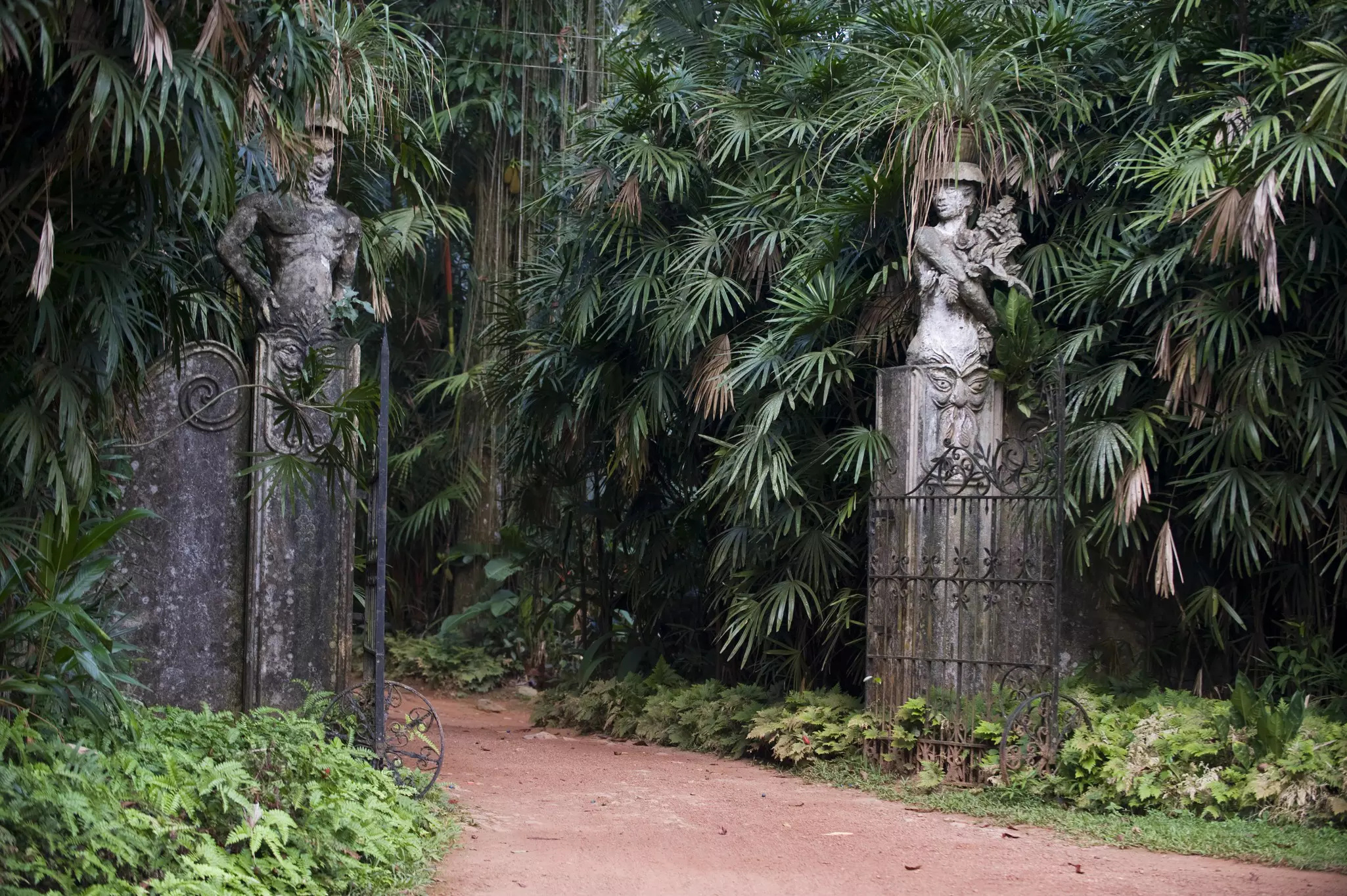 Entrance to Brief Garden, about six miles inland from Bentota. Getty Images