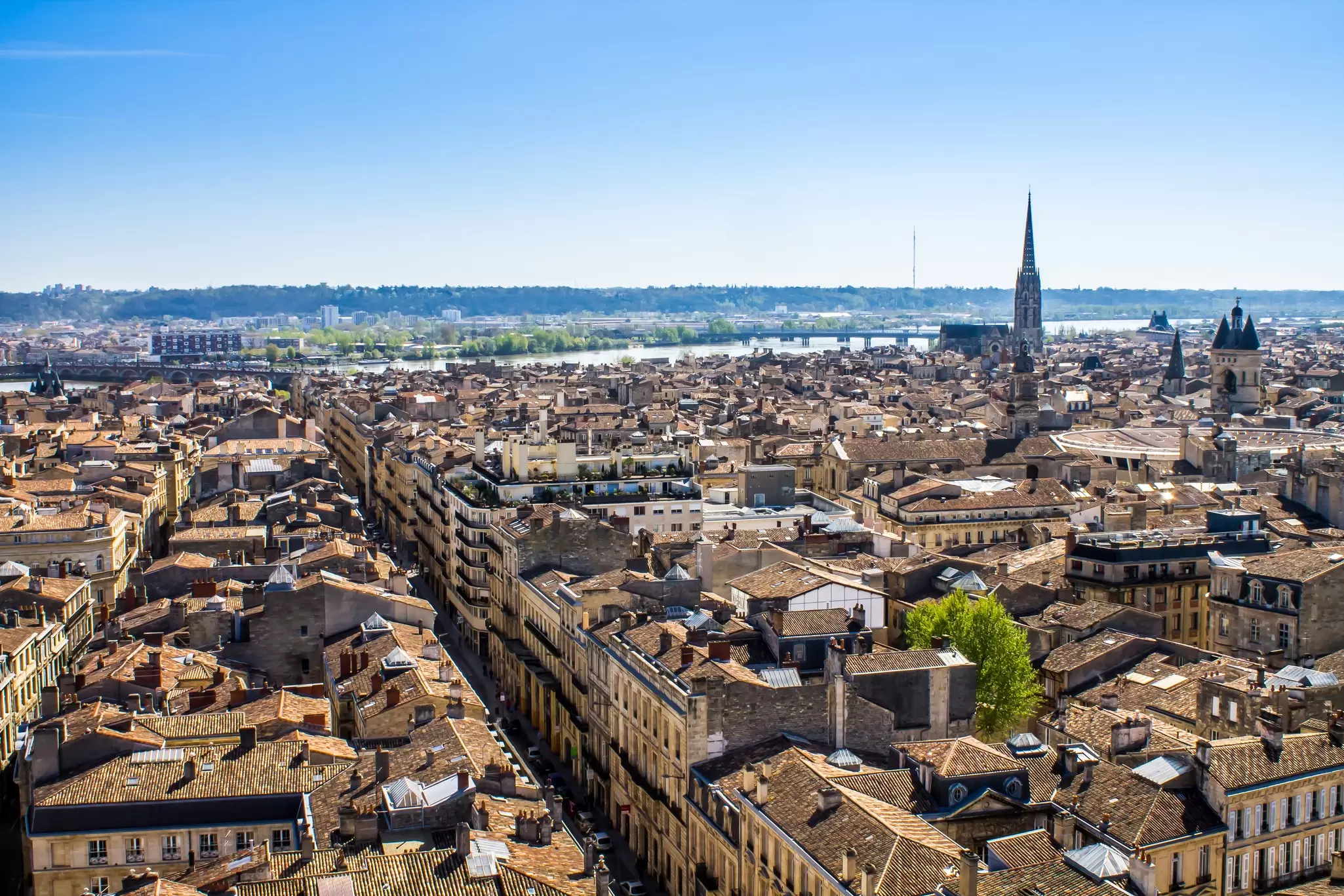 Aerial view of Bordeaux on a sunny day. marcociannarel/Shutterstock