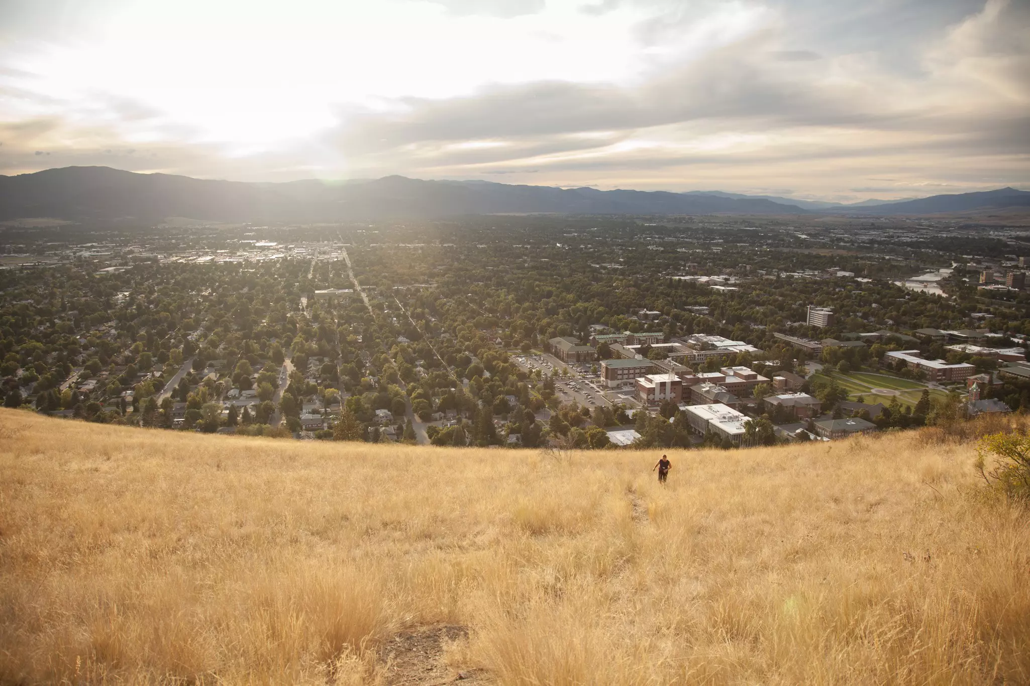 Hiking above Missoula, Montana