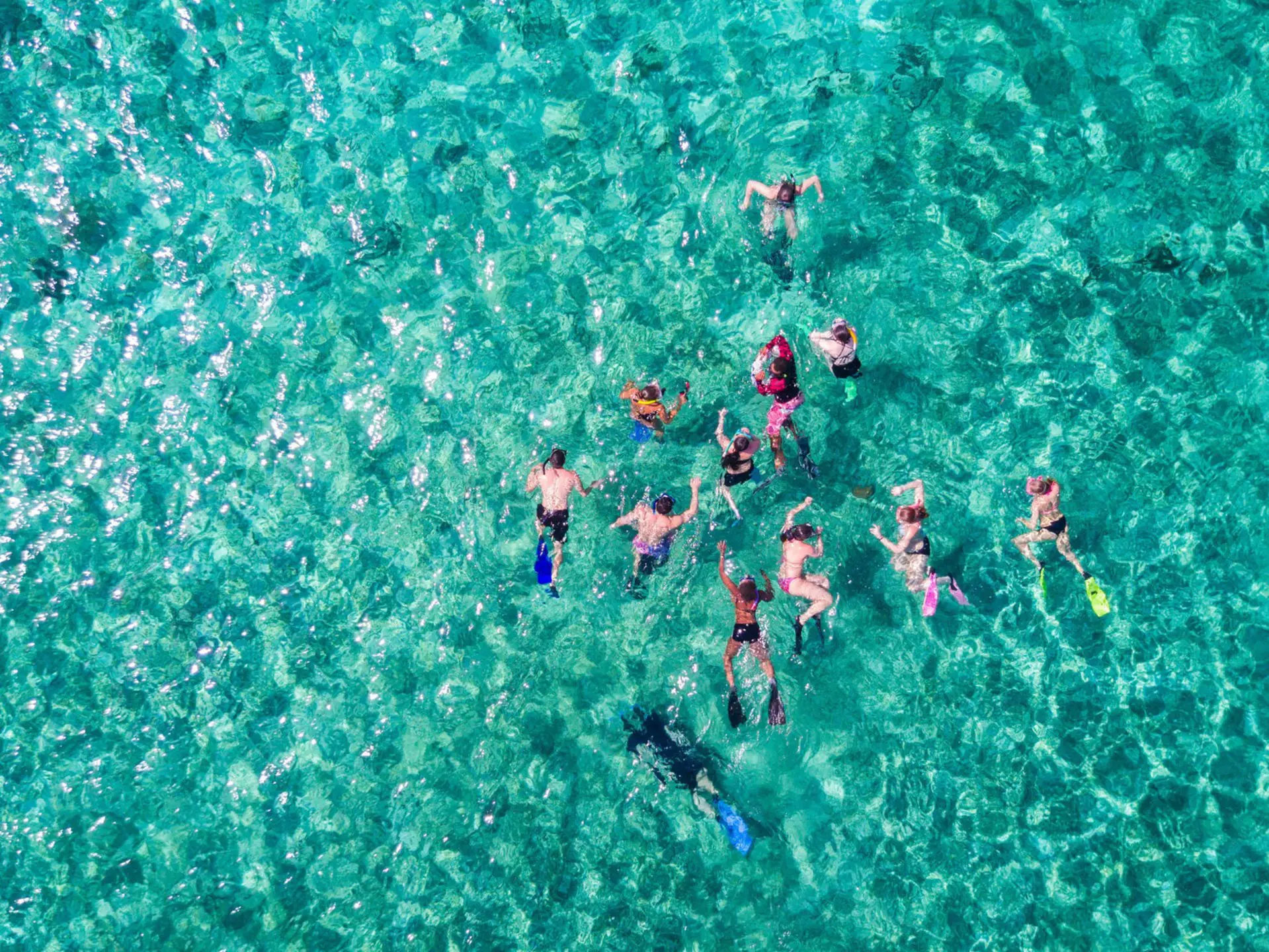 Snorkeling in Belize. Duarte Dellarole/Shutterstock