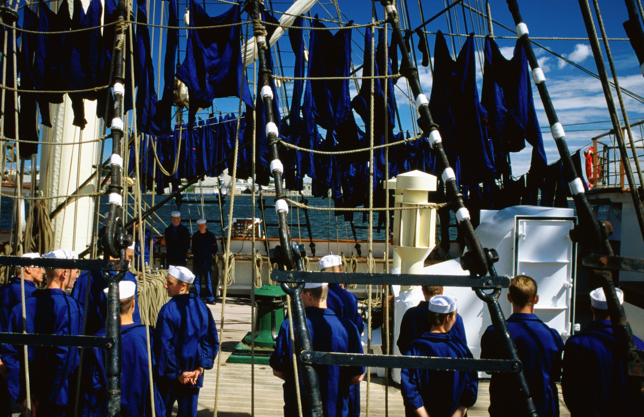 Crew on board the Danmark, Aalborg Marine Museum - Aalborg, Jutland