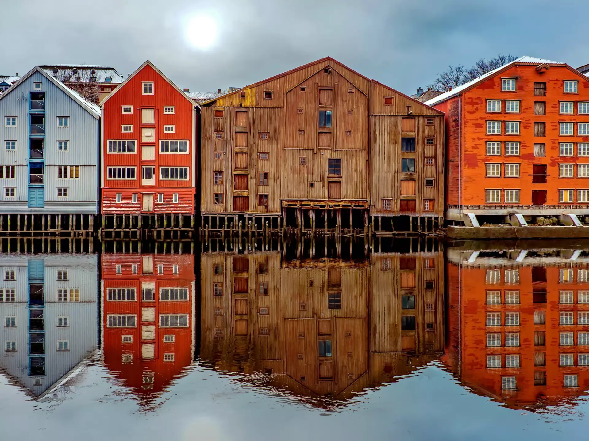 Buildings along the Nidelva River, Trondheim, Norway. Aziz Nasuti/500px