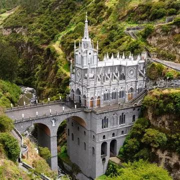 Colombia, church of Las Lajas