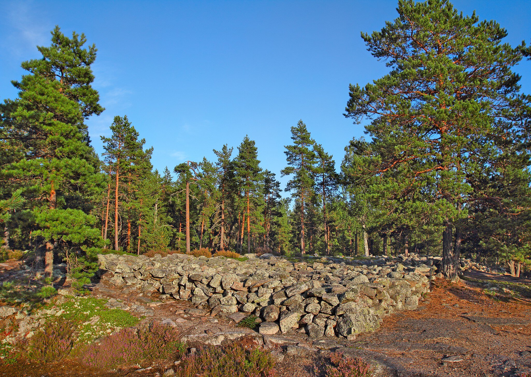 Bronze Age Burial Site of Sammallahdenmäki (Sammallahdenmaki), Finland, UNESCO World Heritage Site - 30 granite burial cairns, providing a unique insight into the funerary practices of northern Europe; Shutterstock ID 89557096;