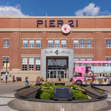 HALIFAX, NOVA SCOTIA, CANADA - JULY 16, 2018: Canadian Museum of Immigration at Pier 21., License Type: media, Download Time: 2025-10-13T13:04:17.000Z, User: fabricencoredesign31, Editorial: true, purchase_order: 56530 - Guidebooks, job: Global Publishing-WIP, client: Atlantic Canada 8, other: Fabrice Robin