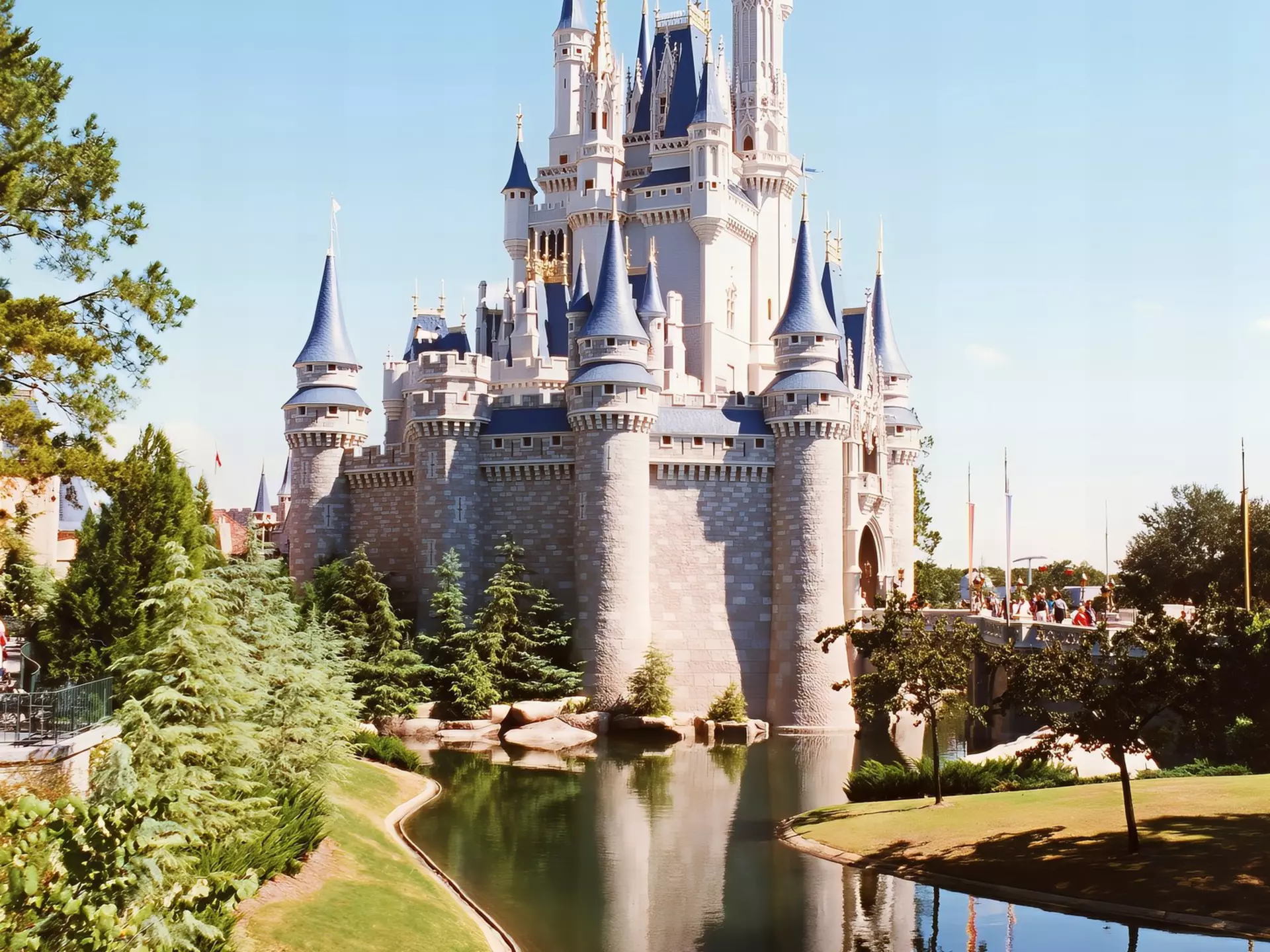 OCinderella Castle is a fairy tale castle at the center of two Disney theme parks: the Magic Kingdom at Walt Disney World,