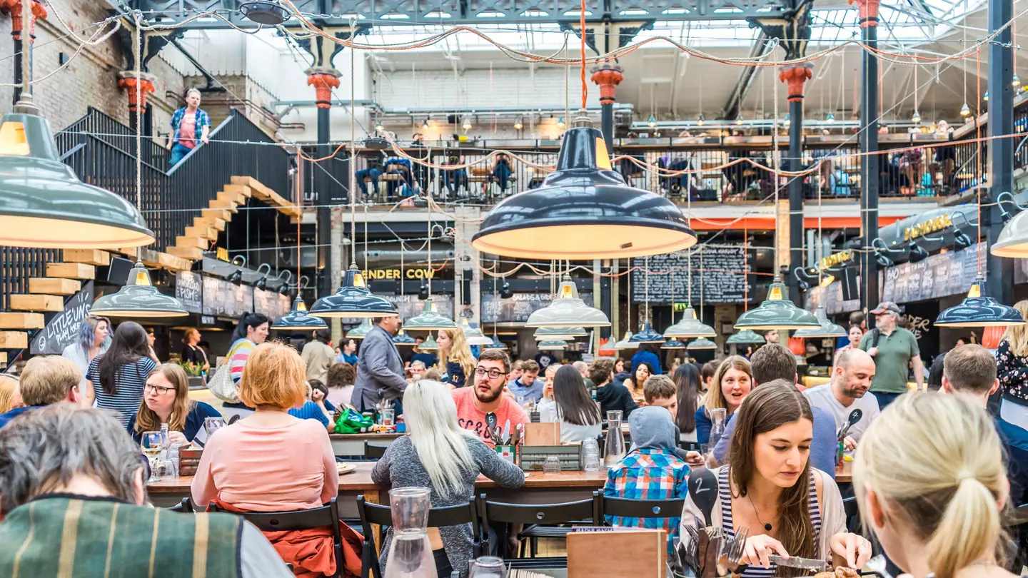 Mackie Mayor, an 1858 market building that has been turned into a restaurant and food hall