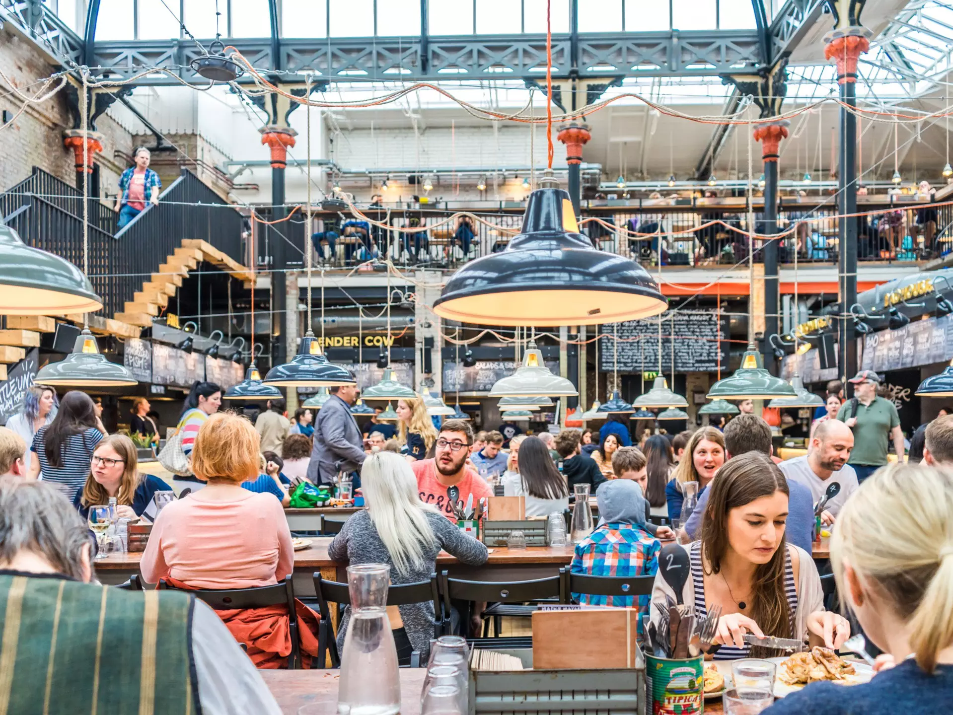 Mackie Mayor, an 1858 market building that has been turned into a restaurant and food hall