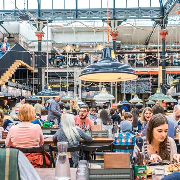 Mackie Mayor, an 1858 market building that has been turned into a restaurant and food hall