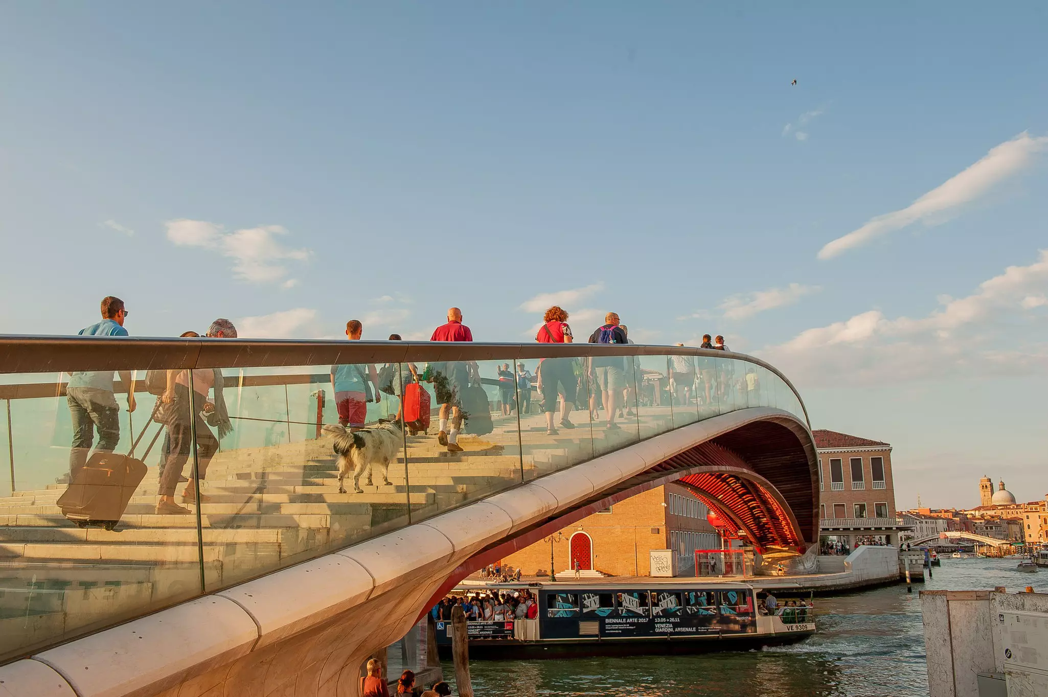 Stairs feature heavily when walking around Venice so it's best to leave the stroller at home © Pierluigi.Palazzi / Shutterstock