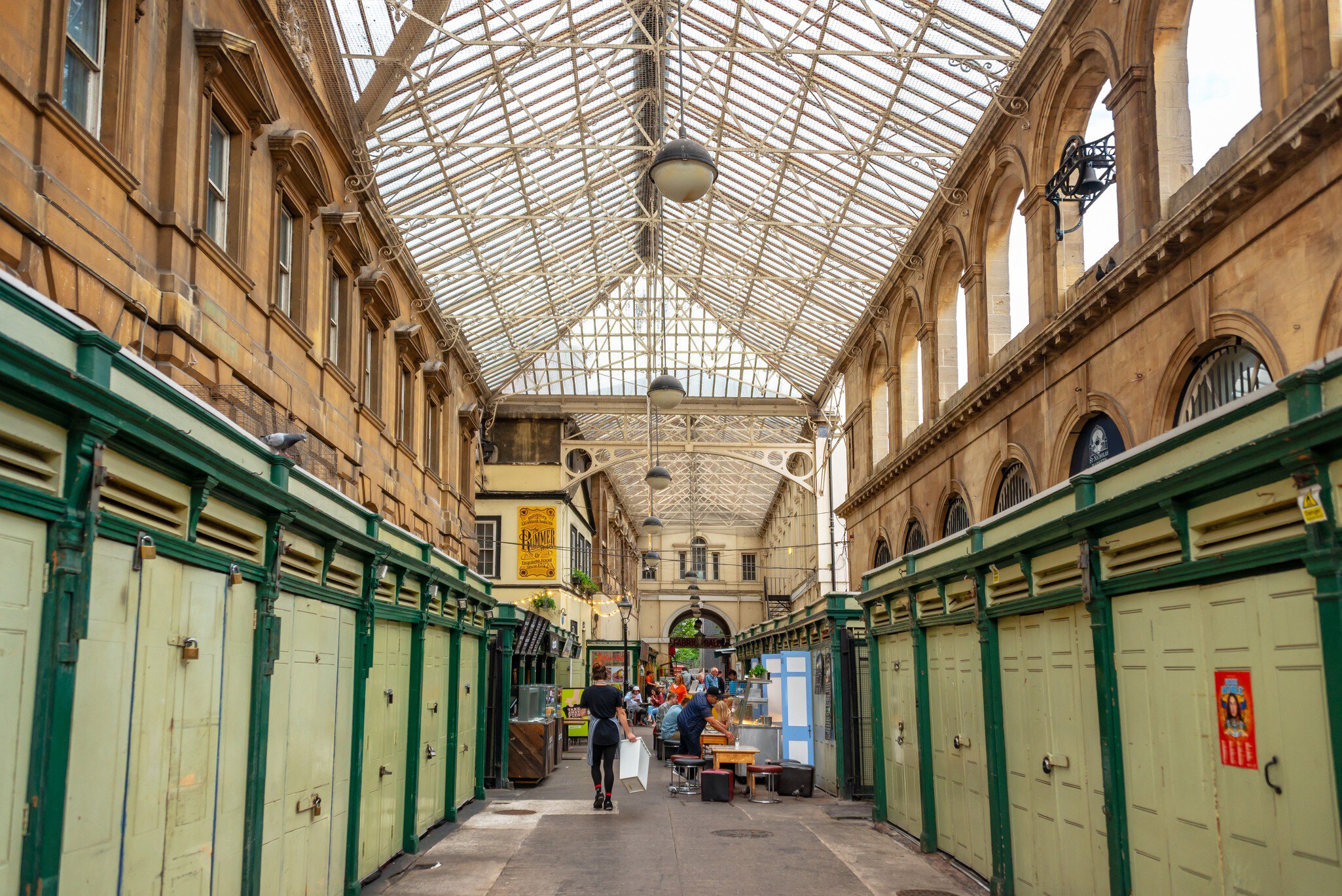BRISTOL, UK - JULY 28: St Nicholas indoor market, on July 28, 2018 in Bristol, License Type: media, Download Time: 2026-04-23T18:53:44.000Z, User: LP_ZRay, Editorial: true, purchase_order: 65050 - Digital Destinations and Articles, job: Lonely Planet, client: App Content, other: Zayira Ray