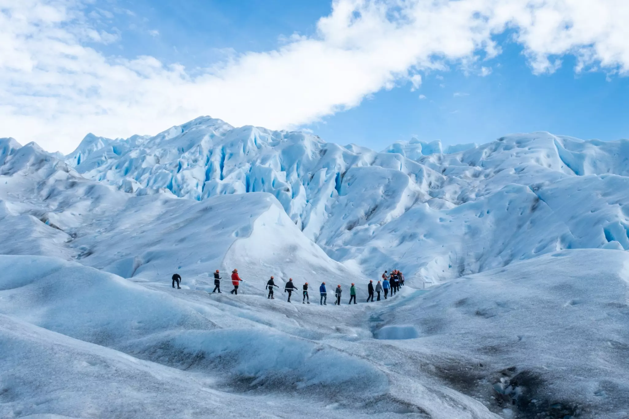 Glacier Perito Moreno. Beautiful landscape in Los Glaciares National Park, El Calafate, Argentina.