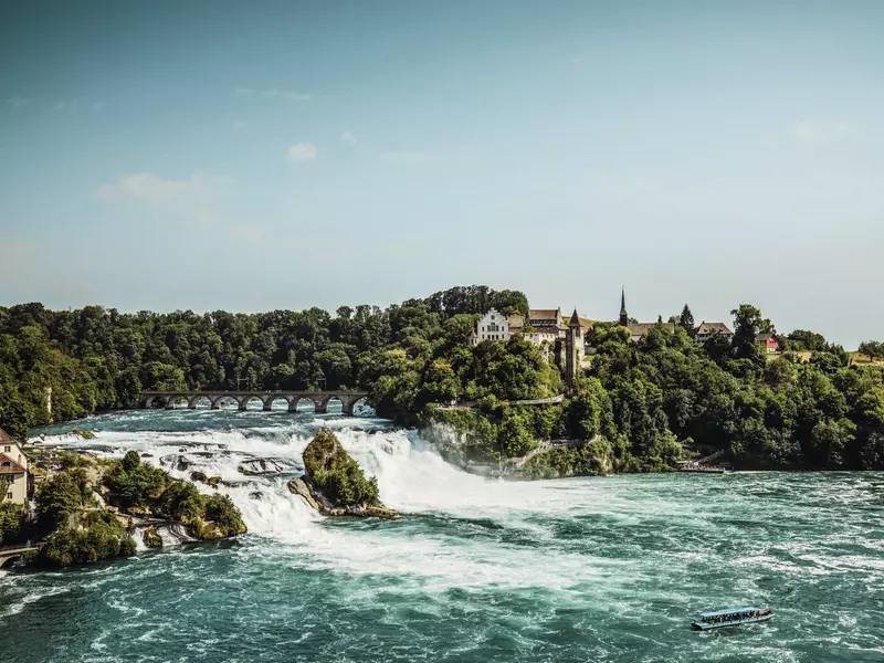Neuhausen, Rheinfall
Ausblick auf den Rheinfall bei Neuhausen.
Neuhausen, Rheinfalls