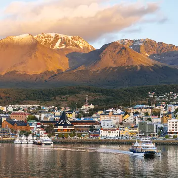 Ushuaia sits at the southern tip of Argentina and hosts the Vinos al Sur wine fair. Andrew Peacock/Getty Images