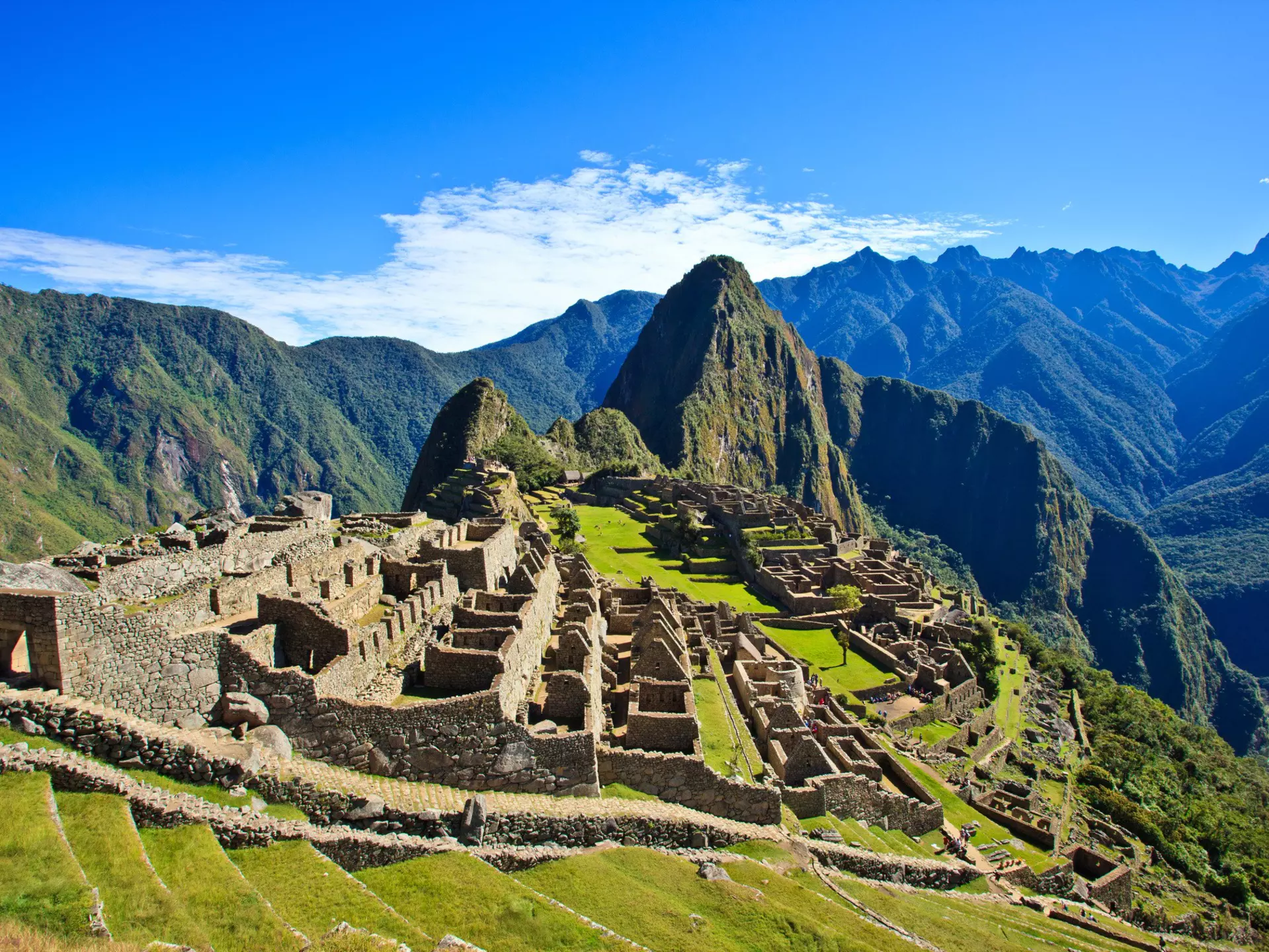 Machu Picchu above the Urubamba Valley on a sunny day.
111424630
Color Image, Famous Place, International Landmark, Steps, Peru, Photography, Grass, History, Architecture, Tree, Stone Material, Cinematography, Urubamba Valley, Built Structure, Beauty In Nature, Scenics - Nature, Nature, Outdoors, Mountain, No People, Travel Destinations, Horizontal, Day, TLPConprod, Mountain Peak, Machu Picchu, Ancient Civilization, Mountain Range, ChoicePix - Do Not Delete