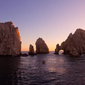 The Arch and Land's End at Sunset, Cabo San Lucas.
