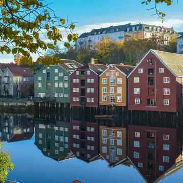 Bakklandet neighborhood in Trondheim, Norway. Nina Alizada/Shutterstock