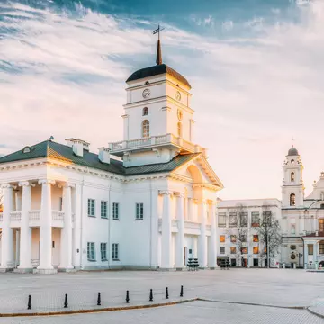Minsk, Belarus. Famous Landmark - Old Minsk City Hall on Freedom Square Hall In Sunny Spring Evening Day. Town Hall; Shutterstock ID 618538547; your: Sloane Tucker; gl: 65050; netsuite: Online Editorial; full: Destination Landing
618538547