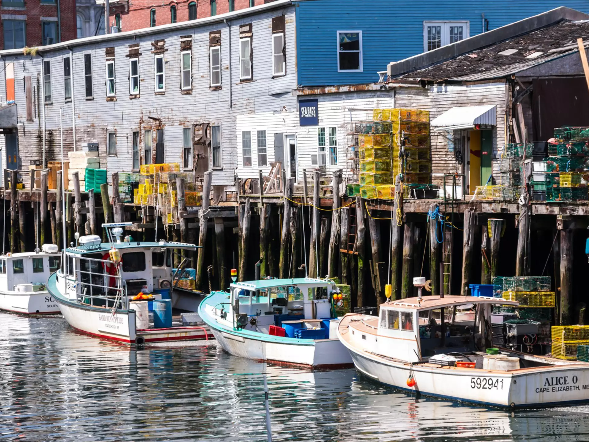 An active fishing port lies in the center of Portland, Maine. James Mattil/Shutterstock