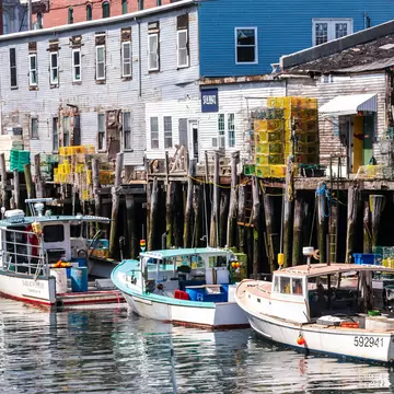 An active fishing port lies in the center of Portland, Maine. James Mattil/Shutterstock