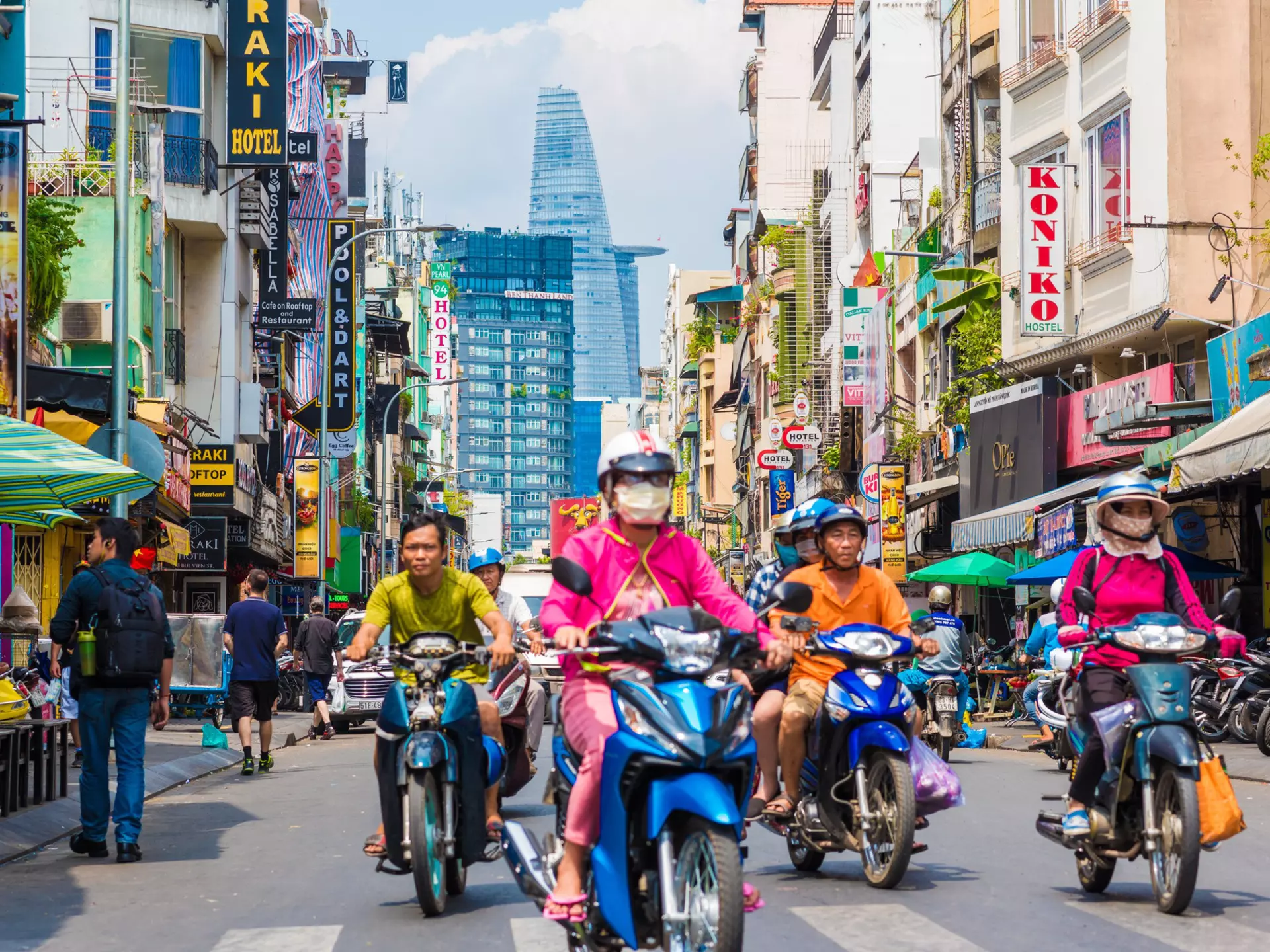 It takes nerves of steel to navigate the streets of Ho Chi Minh City as a pedestrian. David Bokuchava / Shutterstock