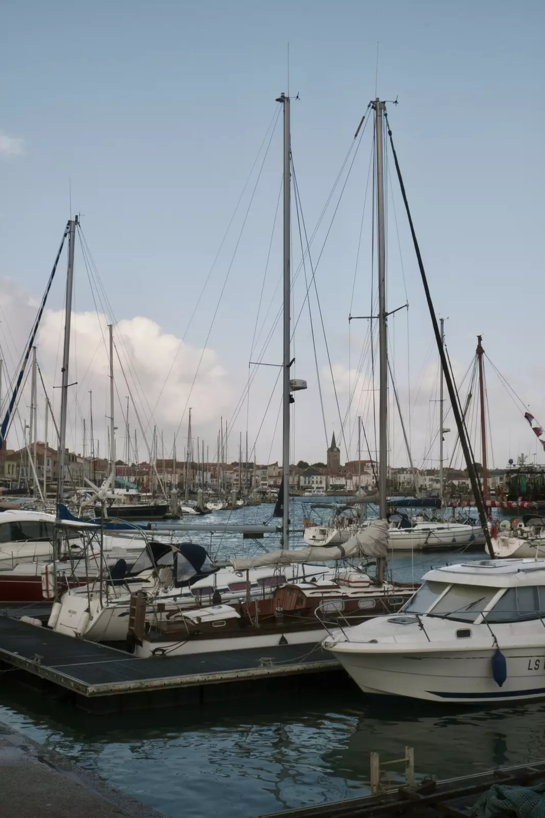 Main port in Les Sables d'Olonne, the Vendée, France