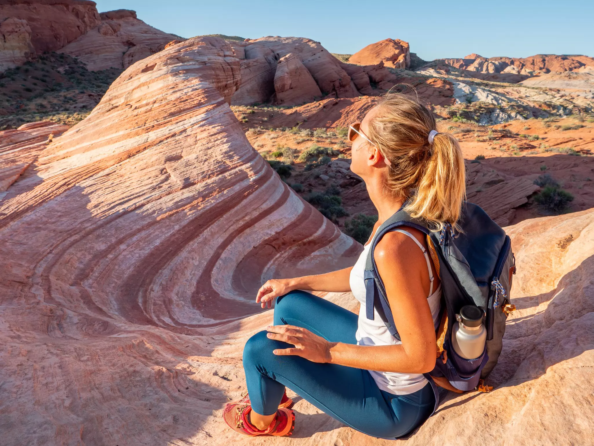 The patterned rocks Valley of Fire State Park dazzle © swissmediavision / Getty Images