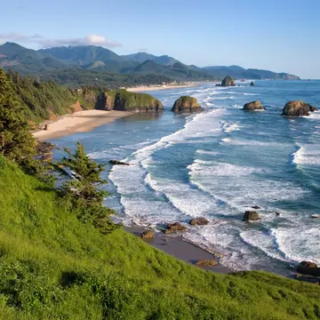 Cannon Beach viewed from Ecola State Park, Oregon. zschnepf/Shutterstock