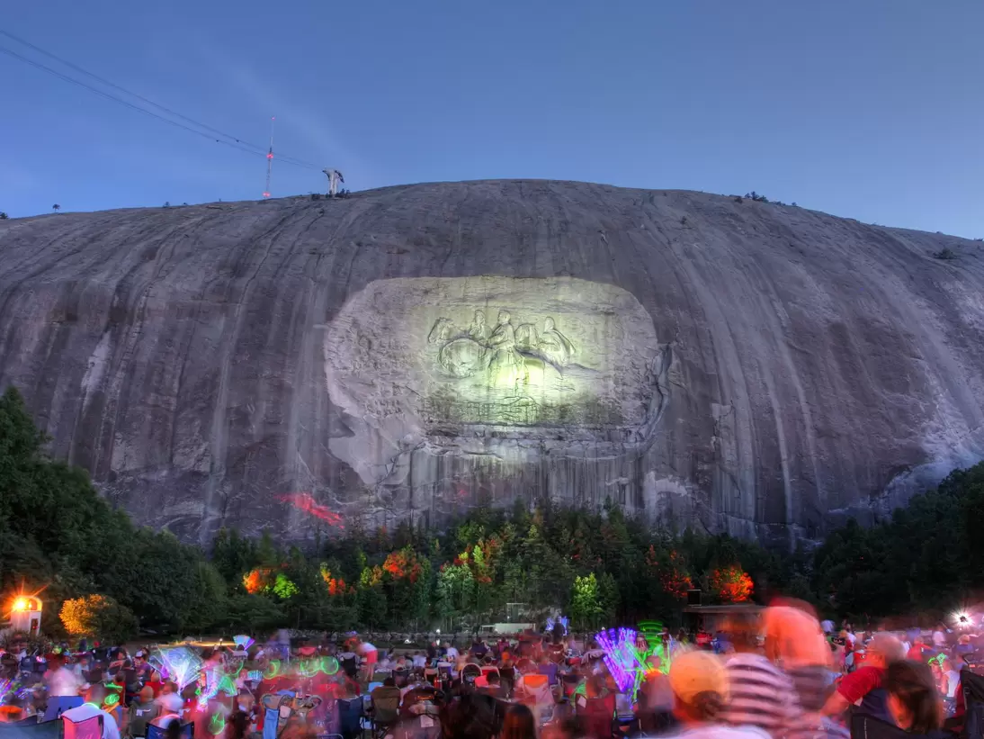 fireworks at Stone Mountain in Atlanta; Shutterstock ID 35528275; your: Bridget Brown; gl: 65050; netsuite: Online Editorial; full: POI Image Update