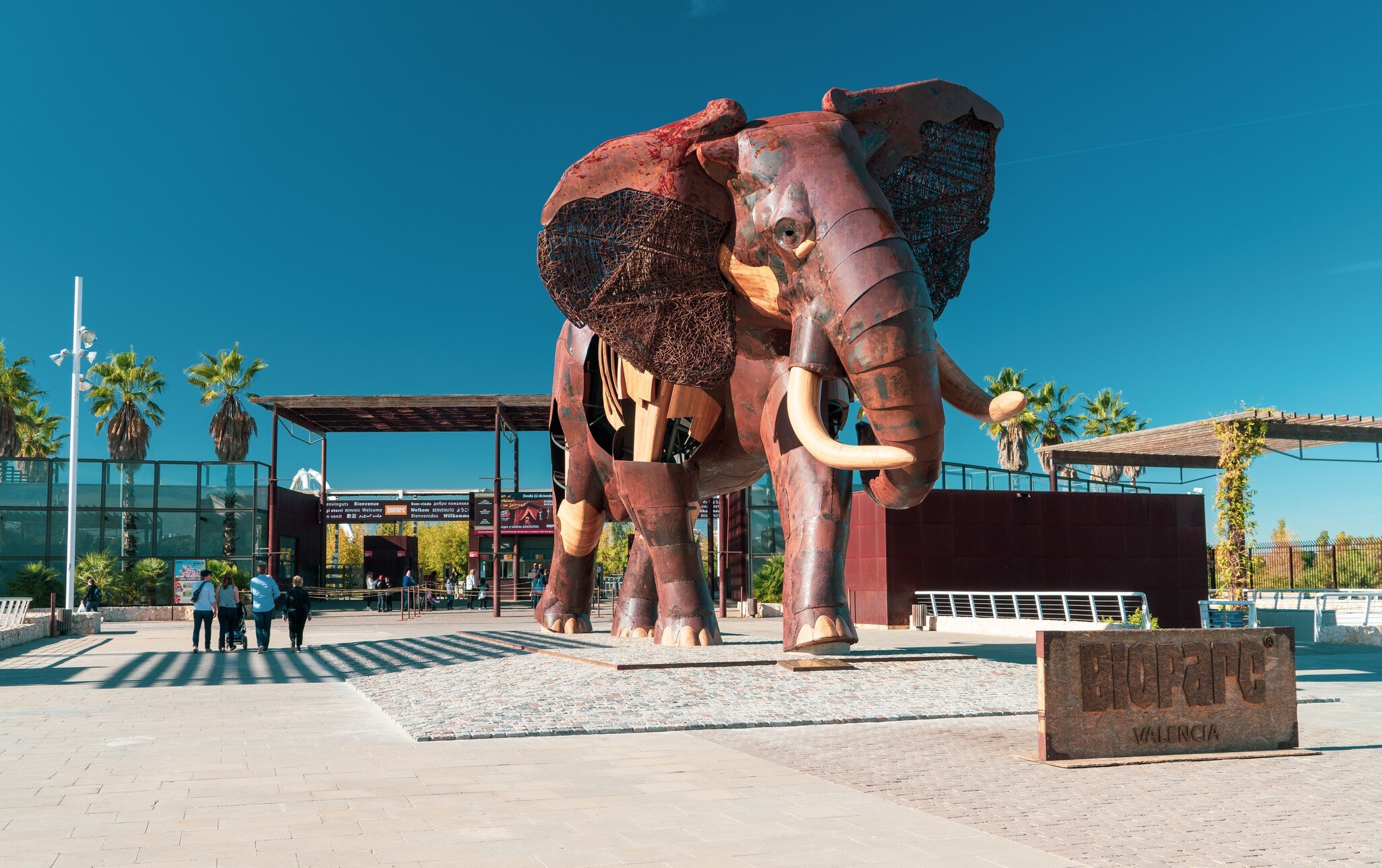 VALENCIA, SPAIN - DECEMBRE 3, 2018: The Bioparc zoo of Valencia, Spain