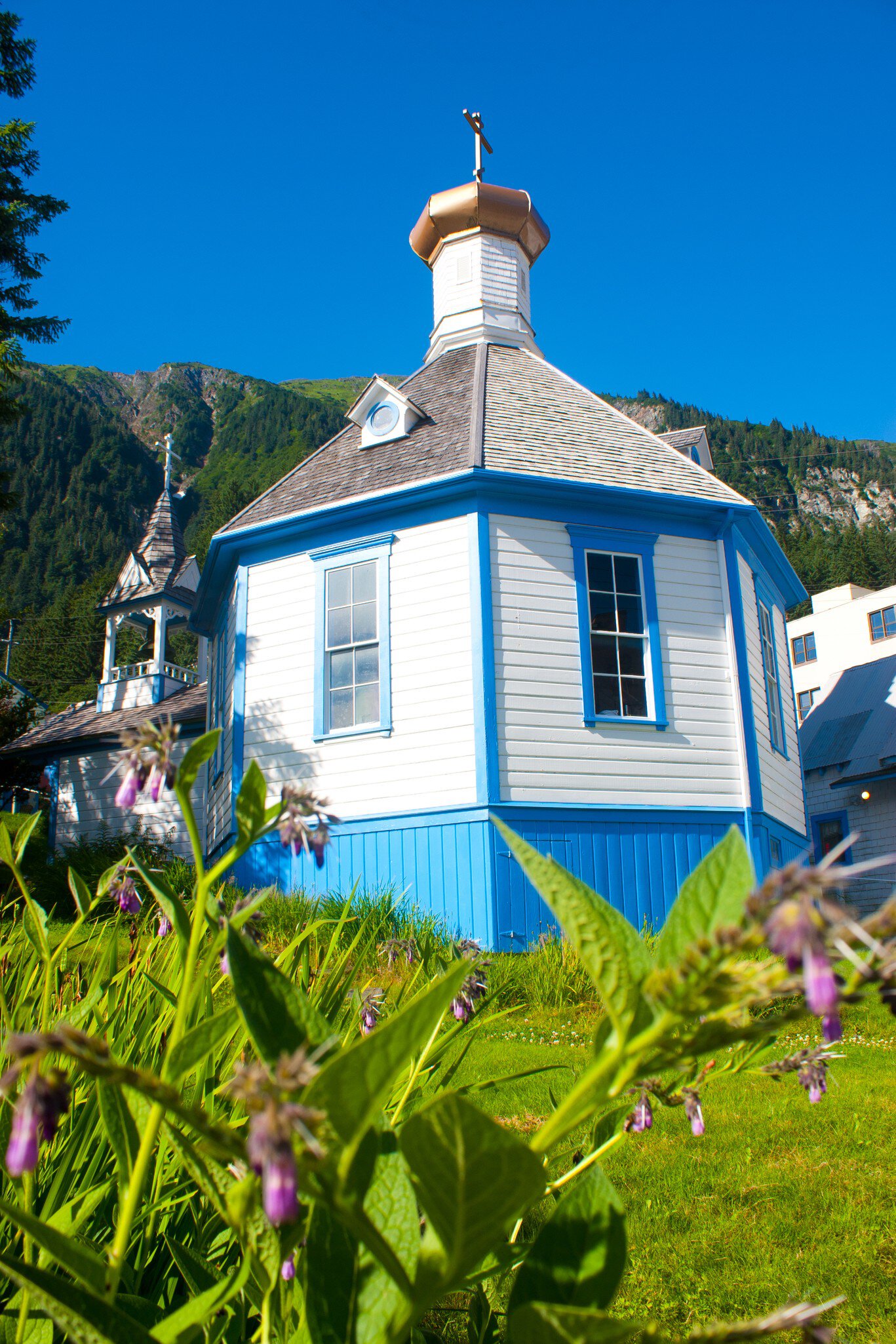 The St. Nicholas Russian Orthodox Church, built in 1894, Juneau, Alaska, USA, License Type: media, Download Time: 2026-07-17T20:07:50.000Z, User: LP_NZhan, Editorial: false, purchase_order: 65050 - Digital Destinations and Articles, job: App Content, client: Lonely Planet, other: Nadine Zhan 