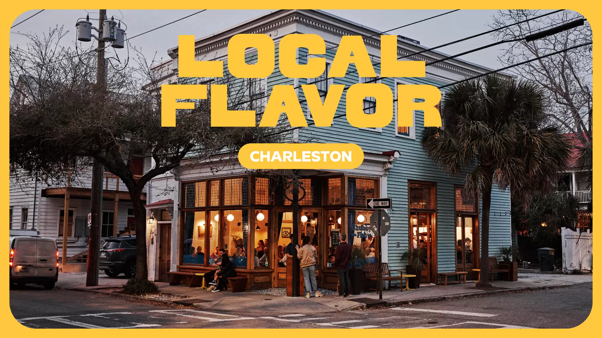 In downtown Charleston, locals like to head to Chubby Fish for a seafood dinner. Andrew Thomas Lee, via Chubby Fish