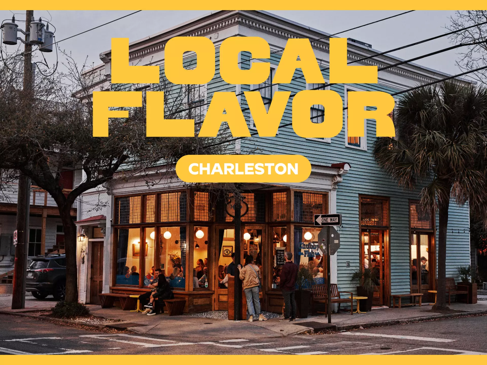 In downtown Charleston, locals like to head to Chubby Fish for a seafood dinner. Andrew Thomas Lee, via Chubby Fish