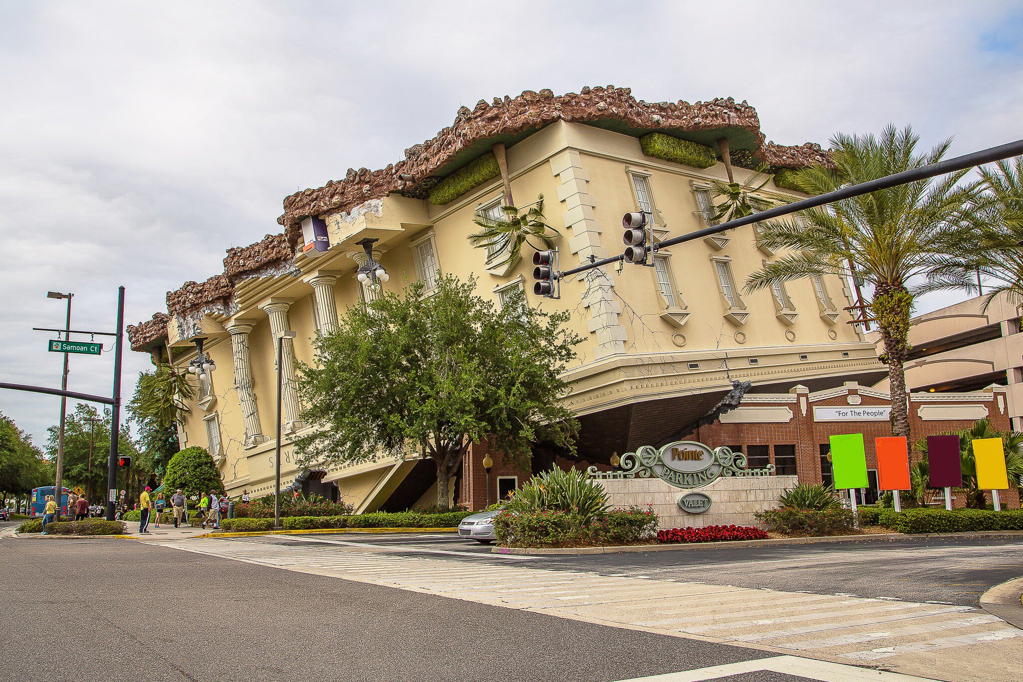 Upside down building, Wonderworks, Orlando, Florida USA. Simply amazing.