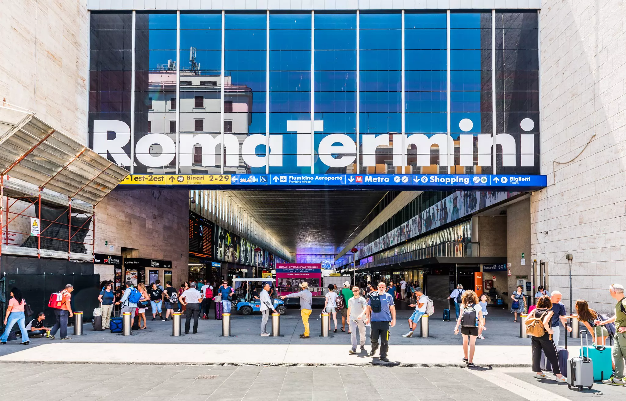 Termini is Rome's biggest train station, and one of Europe's largest as well.