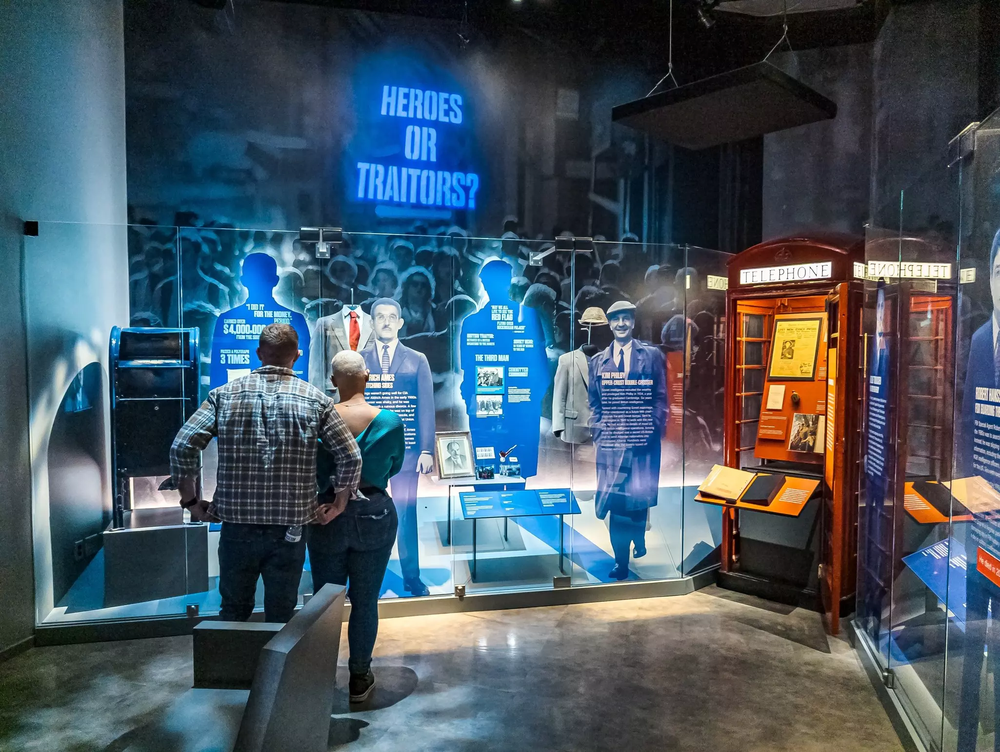 Exhibits of the International Spy Museum Washington