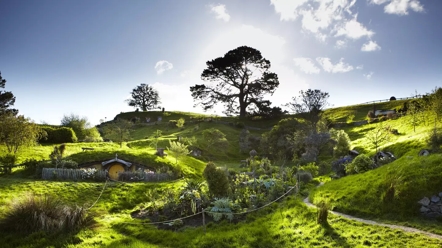 Village of Hobbitville on Lord of the Rings film set.
Lonely Planet Traveller Magazine, Issue 49, New Zealand, A return to middle earth